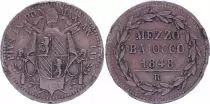 Stato Pontificale Mezzo Baiocco - Pivs IX - 1848 R IIII