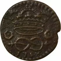 Stato Sabaudo 2 Deniers - Duchy of Savoy - Vittorio Amedeo II - 1718