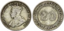Straits Settlements 20 Cent George V - 1926 - Silver