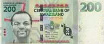 Suazilandia 200 Emalangeni - King Mswati III -  2010 - P.40a