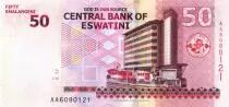 Suazilandia 50 Emalangeni - Roi Mswati III - Tower - 2021 - P.NEW