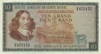 Sud Africa 10 Rand - Jan Van Riebeeck - ND (1967) - Replacement - P.113