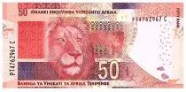 Sud Africa 50 Rand - Nelson Mandela - Lion - 2015