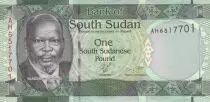 Sud Sudan 1 Pound Dr John Garang de Mabior - Giraffes - 2011