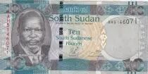 Sud Sudan 10 Dollars John Garang de Mabior, buffalos - 2011