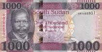 Sud Sudan 5 Pounds, Dr John Garang de Mabior - Cows - 2015