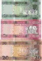 Sud Sudan Set of 3 banknotes  -  J. Garang de Mabior - 2011-2015