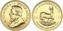 Sud�frica 1/4 Kruggerand Paul Kruger - 1/4 oz Gold - Springbok 2013
