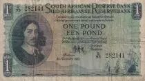 Sud�frica 1 Pound - Jan Van Riebeek - Lion - 10-11-1951 - Serial B.93 - P.92c