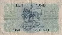 Sud�frica 1 Pound - Jan Van Riebeek - Lion - 13-11-1950 - Serial B.66 - P.93d