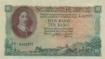 Sud�frica 10 Rand - Jan Van Riebeeck - Mine - 1962 - Serial C.18