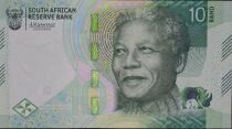 Sud&aacute;frica 10 Rand - Nelson Mandela - Black Rhinoceros - 2023 - AD-A Series