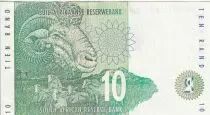 Sud&aacute;frica 10 Rand - Rhinocorn - ND (1999) - P.123b