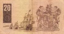 Sud&aacute;frica 20 Rand - Jan Van Riebeeck - ND (1984) - Remplacement - P.121