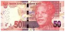 Sud�frica 50 Rand - Nelson Mandela - Lion - 2015