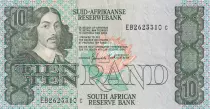 S�dafrika 10 Rand 1990-93 - Jan Van Riebeeck - Ram and bull