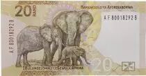 S&uuml;dafrika 20 Rand Nelson Mandela - Elephants - 2023