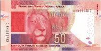 S&uuml;dafrika 50 Rand - Nelson Mandela - Lion - 2015 - UNC - P.140b