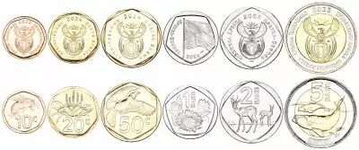 S�dafrika Set of 6 Coins - 2023 - AU