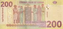 Sudan 200 Pounds - Village scene - 2021 - Serial HH - P.NEW