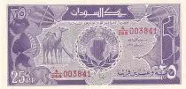 Sudan 25 Piastres - Camels - 1987 - P.37