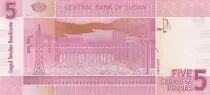 Sud&aacute;n 5 Pounds - Satellite - 2015 - Serial CH - P.72c