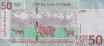 Sudan 50 Pounds - Animals - ND (2015) - Serial FX - P.75c