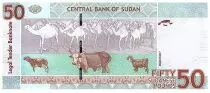 Sudan 50 Pounds Elephants 2017 - Cattle
