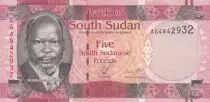 S�den Sudan 5 Pounds Dr John Garang de Mabior - Cows - 2011