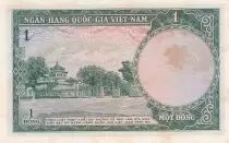 S&uuml;dliches Vietnam 1 Dong - Temple - ND (1956) - Serial F.6 - P.1