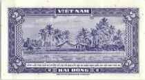 S&uuml;dliches Vietnam 2 Dong,  Boat - River scene - 1955 - P.12 a