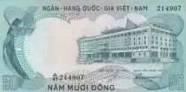 S&uuml;dliches Vietnam 50 Dong - Independence Palace - Horses - 1972 - Series A/47