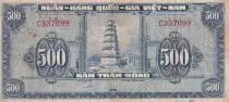 S�dliches Vietnam 500 Dong - Pagode - 1955 - F - P.10