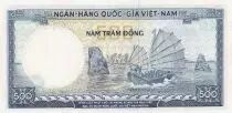 S&uuml;dliches Vietnam 500 Dong - Tran Hung Dao - Boat ND (1966) - Serial N.9 - P.23a
