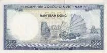 S&uuml;dliches Vietnam 500 Dong - Tran Hung Dao - Boat ND (1966) - Serial Q.7 - P.23a