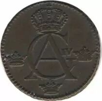 Suecia 1/4 Skilling Gustaf IV Adolf - Monogram