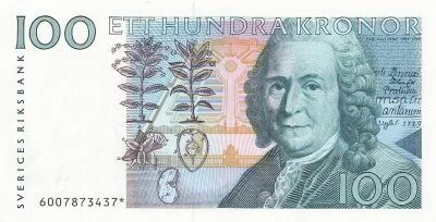 Suecia 100 Kronor - ND (1986) - Replacement - P.57