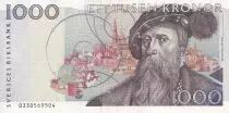 Suecia 1000 Kronor - Gustav Vasa - Agriculture - 1990 - P.60a