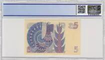 Suecia 5 Kronor Roi Gustaf Vasa - 1966 * - PCGS 65 OPQ