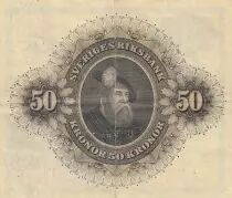 Suecia 50 Kronor - Svea - Gustav Vasa - 1960 - Serial X - P.47b