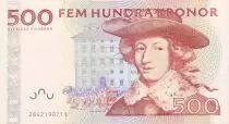 Suecia 500 Kronor - Carl XI - Cristopher Polhem - 2002