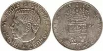 Su&egrave;de 1 Krona 1968U - Armoiries, Gustaf VI - Argent