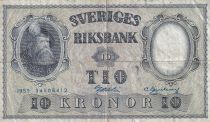 Suède 10 Kronor - Roi Gustaf Vasa - 1959 - P.43g