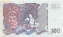 Su&egrave;de 100 Kronor - 1965 - Remplacement - P.54