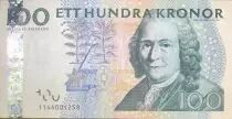 Suède 100 Kronor - Carl Von Linné - 2001 - P.65a