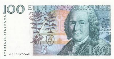 Su�de 100 Kronor - Carl Von Linn� - ND (1986-1988) - P.57