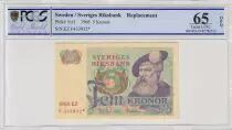 Suède 5 Kronor Roi Gustaf Vasa - 1966 * - PCGS 65 OPQ