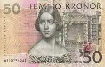 Su&egrave;de 50 Kronor - Jenny Lind - Violon - 1996 - P.62a