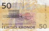 Su&egrave;de 50 Kronor - Jenny Lind - Violon - 1996 - P.62a