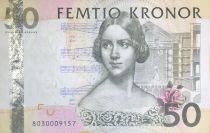 Suède 50 Kronor - Jenny Lind - Violon - 2008 - P.64b